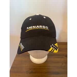 Menards 11 NASCAR Adjustable Baseball Cap Hat Men Black Embroidered Logo